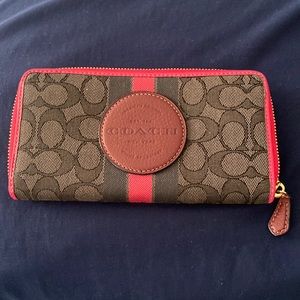 Coach Zip around wallet